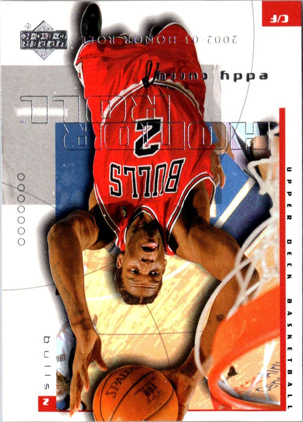 2003 Upper Deck Triple Dimensions Reflections Eddy Curry #6