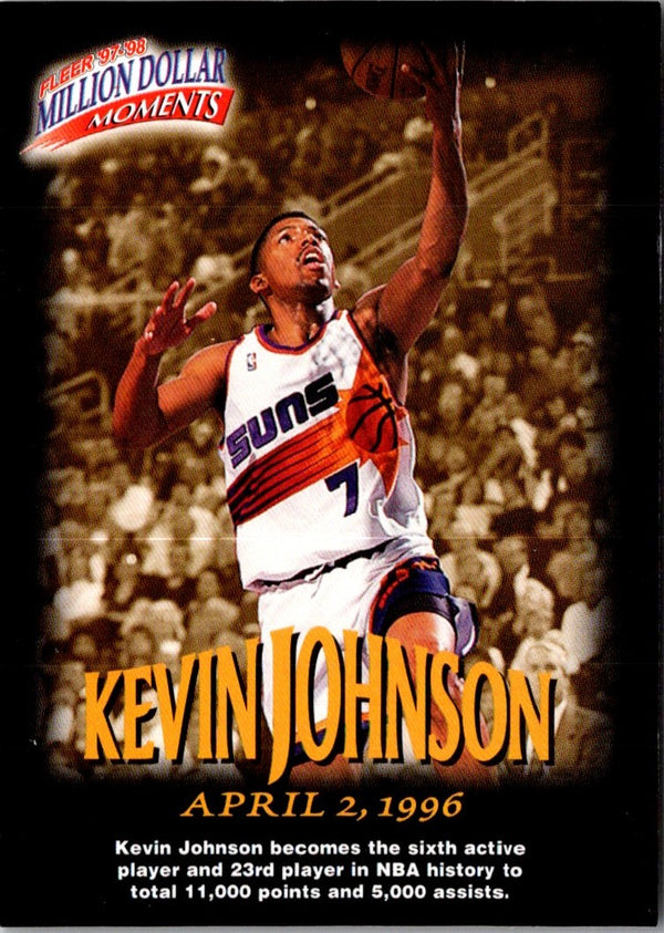1997 Fleer Million Dollar Moments Kevin Johnson #38