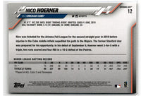 2020 Topps Opening Day Nico Hoerner #12 Rookie