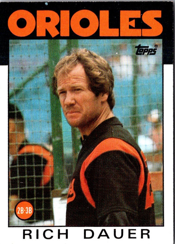 1986 Topps Rich Dauer #251