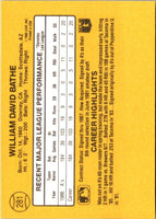 1987 Donruss Bill Bathe #281 Rookie
