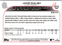 2022 Topps Chrome Update Jake Walsh #USC156 Rookie