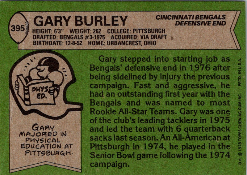 1978 Topps Gary Burley