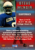 1995 Pacific Steve McNair #449 Rookie