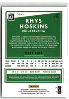 2020 Donruss Optic Carolina Blue and White Rhys Hoskins #176