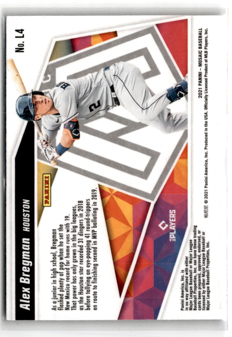 2021 Panini Mosaic Launched Alex Bregman