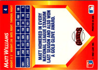1992 Triple Play Matt Williams #4