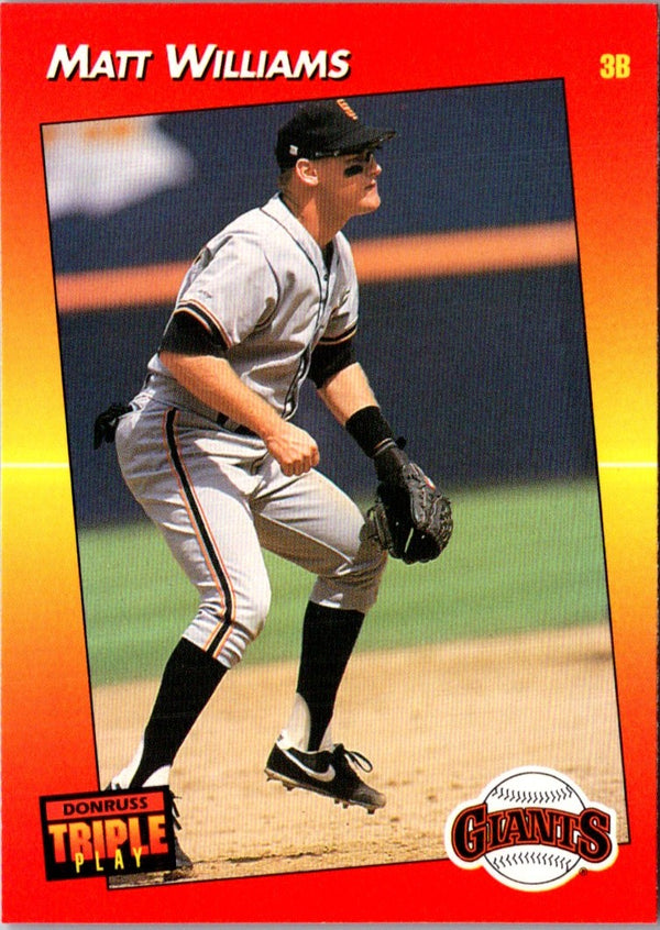 1992 Triple Play Matt Williams #4