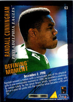 1995 Pinnacle Club Collection Randall Cunningham #63