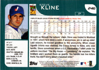 2001 Topps Steve Kline #246
