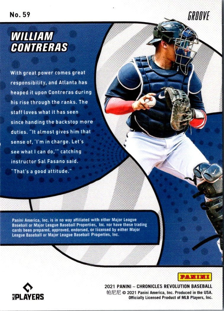 2021 Panini Chronicles Revolution William Contreras