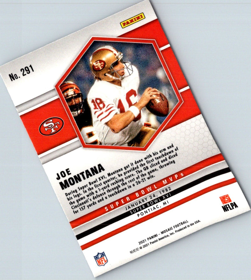 2021 Panini Mosaic Joe Montana