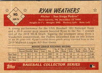 2019 Bowman Heritage Prospects Ryan Weathers #53P-74