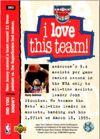 1995 Collector's Choice Japanese Kenny Anderson #382