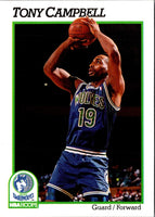 1991 Hoops Tony Campbell #124