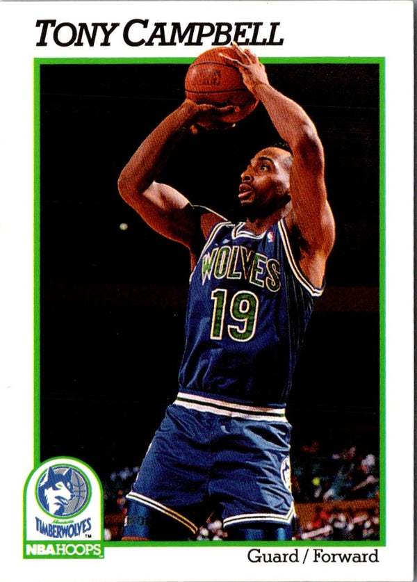 1991 Hoops Tony Campbell #124