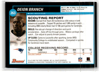 2002 Bowman Deion Branch #263 Rookie