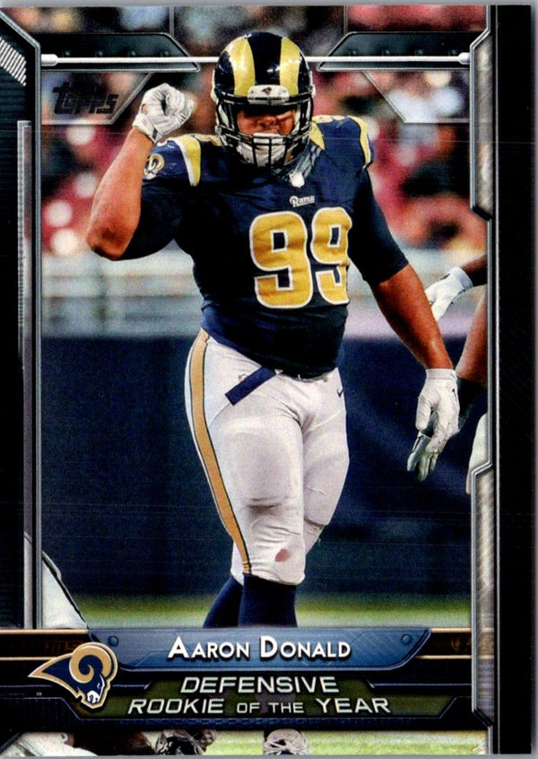 2015 Topps Super Bowl 50 Factory Set Aaron Donald #305