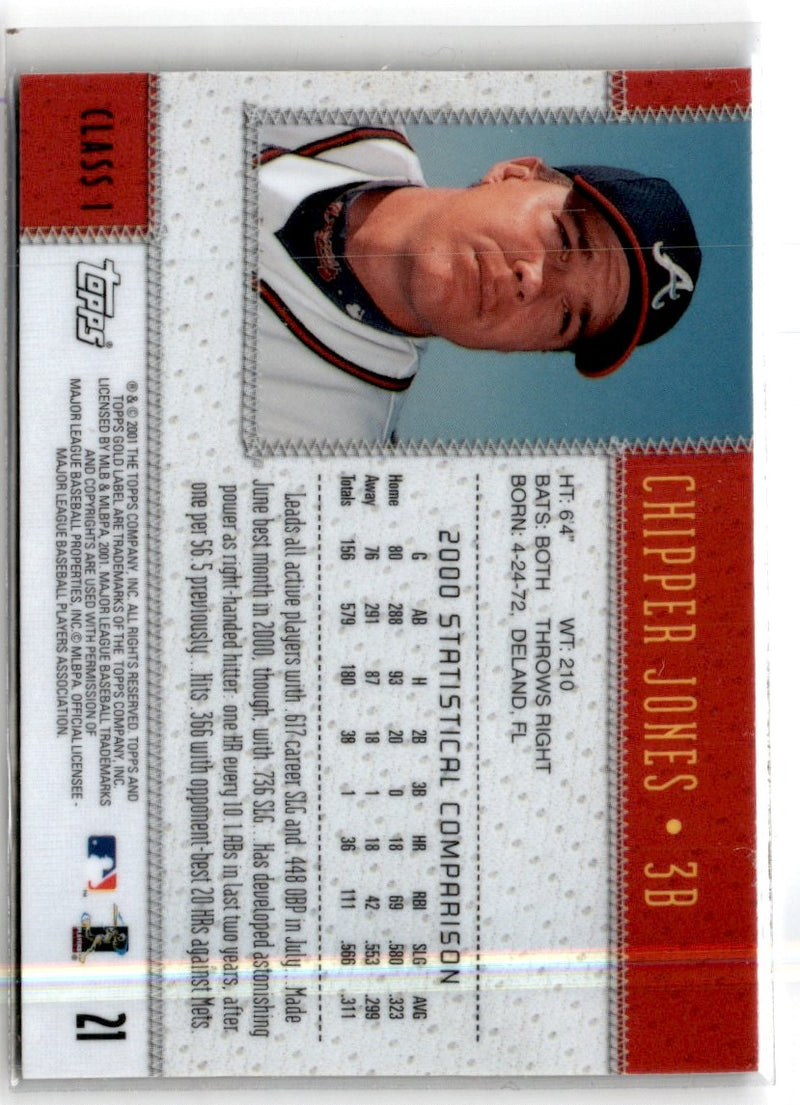 2000 Topps Oversize Series 1 Chipper Jones