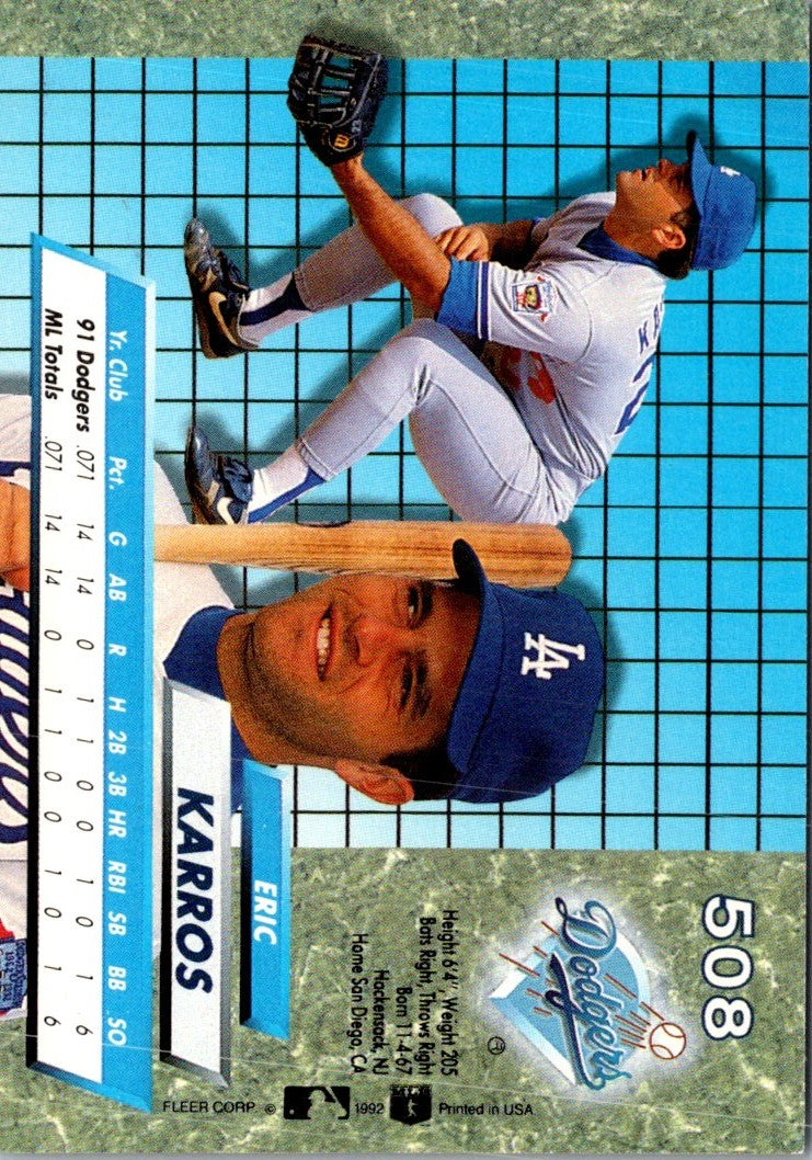 1992 Ultra Eric Karros