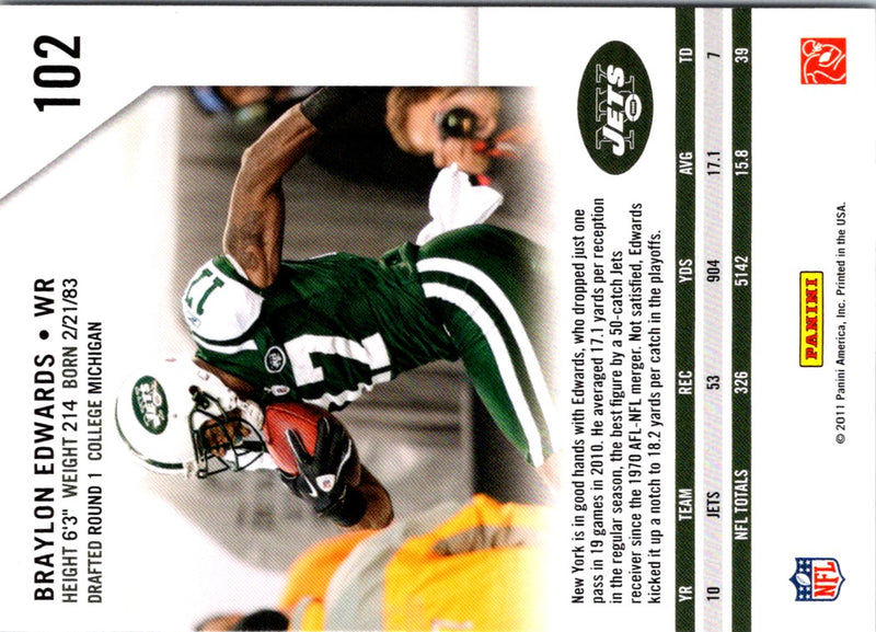 2011 Panini Braylon Edwards