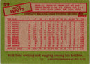 1985 Topps Rick Waits