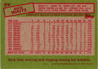 1985 Topps Rick Waits #59