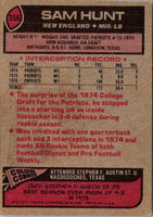 1977 Topps Sam Hunt #356 Rookie