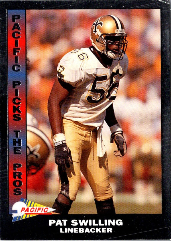 1992 Pacific Picks The Pros Gold Pat Swilling #17