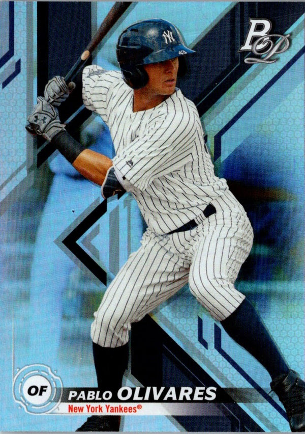 2019 Bowman Platinum Top Prospect Pablo Olivares #TOP-38