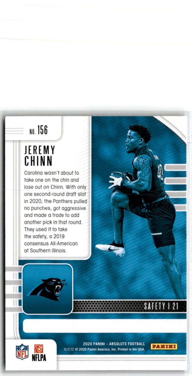 2020 Panini Absolute Blue Jeremy Chinn