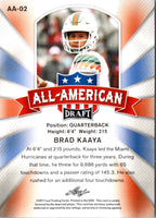 2017 Leaf Draft All-American Gold Brad Kaaya #AA-02