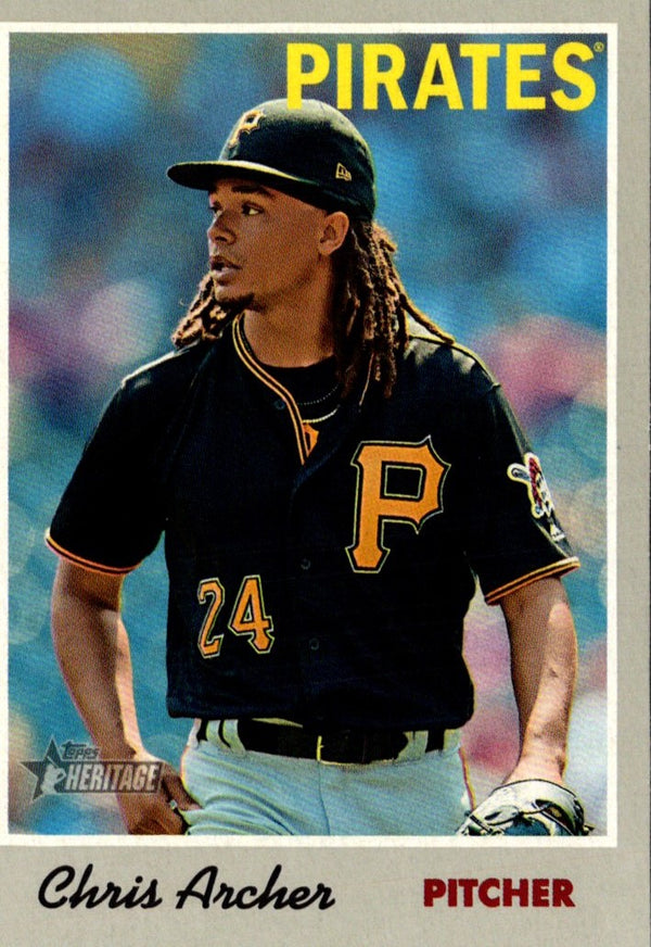 2019 Topps Heritage Chris Archer #52