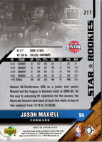 2005 Upper Deck Jason Maxiell #217 Rookie