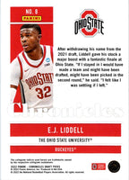 2022 Panini Chronicles Draft Picks Donruss Optic Rated Rookie E.J. Liddell #8