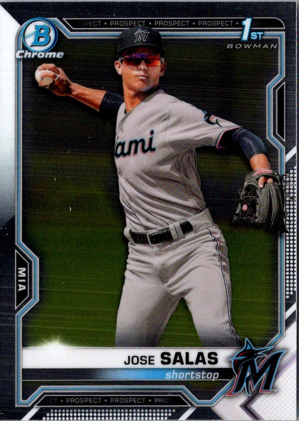 2021 Bowman Chrome Prospects Jose Salas #BCP-110