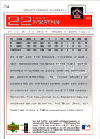 2003 Upper Deck First Pitch David Eckstein #34