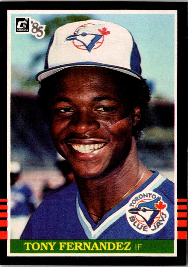 1985 Donruss Tony Fernandez #390