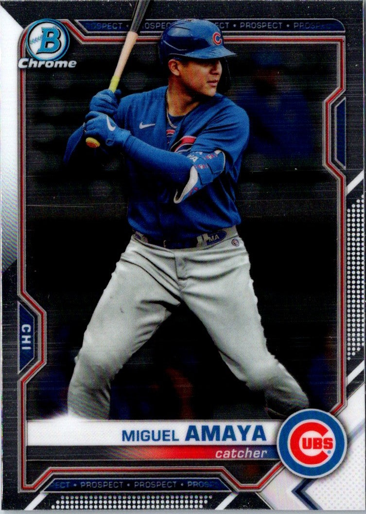 2021 Bowman Chrome Prospects Miguel Amaya