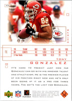 2001 Upper Deck Pros & Prospects Tony Gonzalez #43