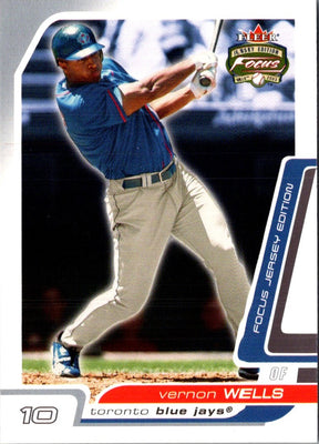 2003 Fleer Focus Jersey Edition Vernon Wells #143