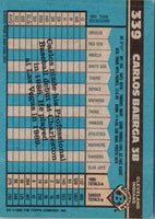 1990 Bowman Carlos Baerga #339 Rookie