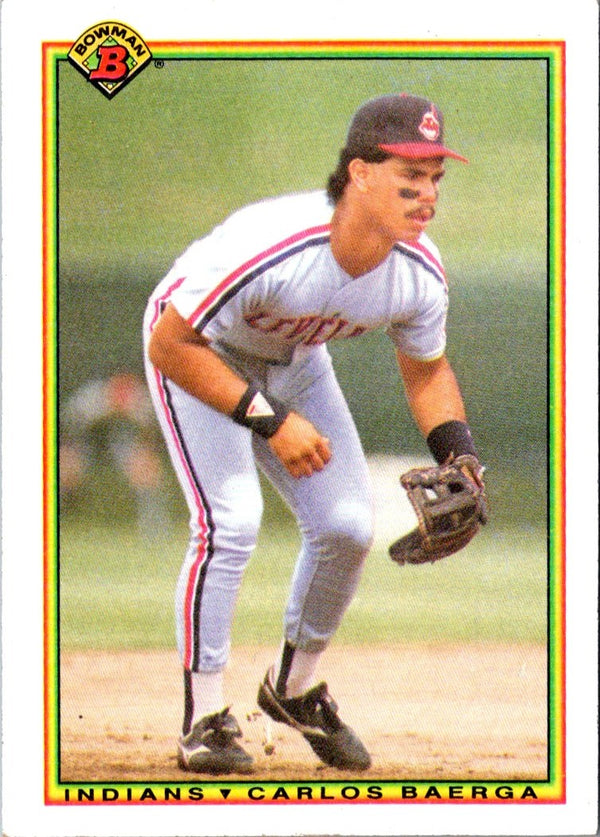 1990 Bowman Carlos Baerga #339 Rookie