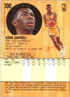 1991 Fleer Elden Campbell #300 Rookie