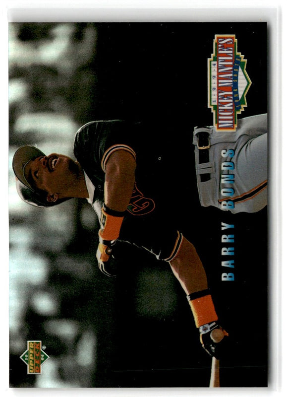 1994 Upper Deck Mickey Mantle's Long Shots Barry Bonds #MM3