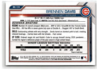 2021 Bowman Draft 1st Edition Brennen Davis #BD-124