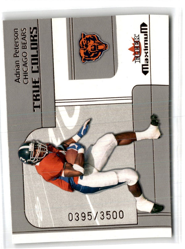 2002 Fleer Maximum Adrian Peterson #258 Rookie 0395/3500