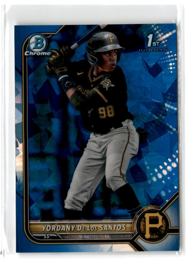 2022 Bowman Chrome Prospects Yordany De Los Santos #BCP-166