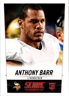 2014 Score Anthony Barr #337 Rookie