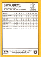 1990 Donruss Best of the AL Kevin Brown #13